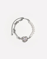 Thorn Heart Pearl Bracelet