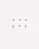 Cross Earring Set