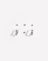 Knot Hoops Earring Set