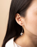 Pendientes colgantes con esfera