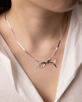 Bow Herringbone Necklace