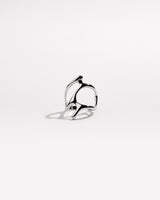 Abstract Wavy Ring