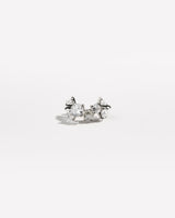 Cubic Zirconia Cluster Ear Cuff