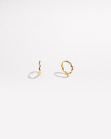 Skinny Wavy Hoops