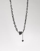 Black Heart Necklace