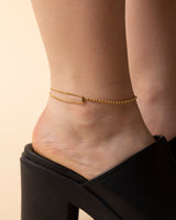 Beaded Chain Anklet