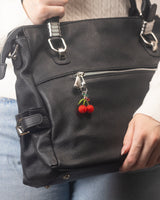 Double Cherry Bag Charm