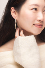 Skinny Pavé Hoops