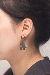 Asymmetrical Puzzle Earrings