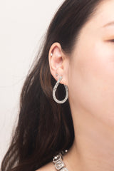 Wraparound Pavé Hoops