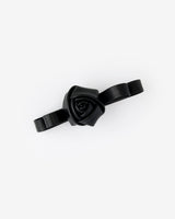 Leather Rose Hair Clip