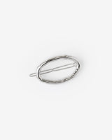 Oval Metal Barrette