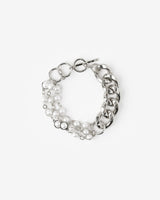 Dual Pearl Chain Bracelet