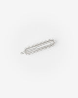 Skinny Pearl Metal Barrette