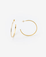 Skinny Pavé Hoops