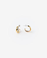 Tricolor Twist Hoops